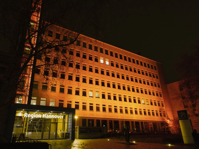 Aktionen zum Internationalen Tag gegen Gewalt an Frauen Regionshaus