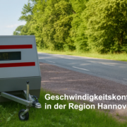 Radaranhänger für Geschwindigkeitsmessung
