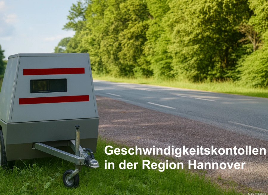 Radaranhänger für Geschwindigkeitsmessung