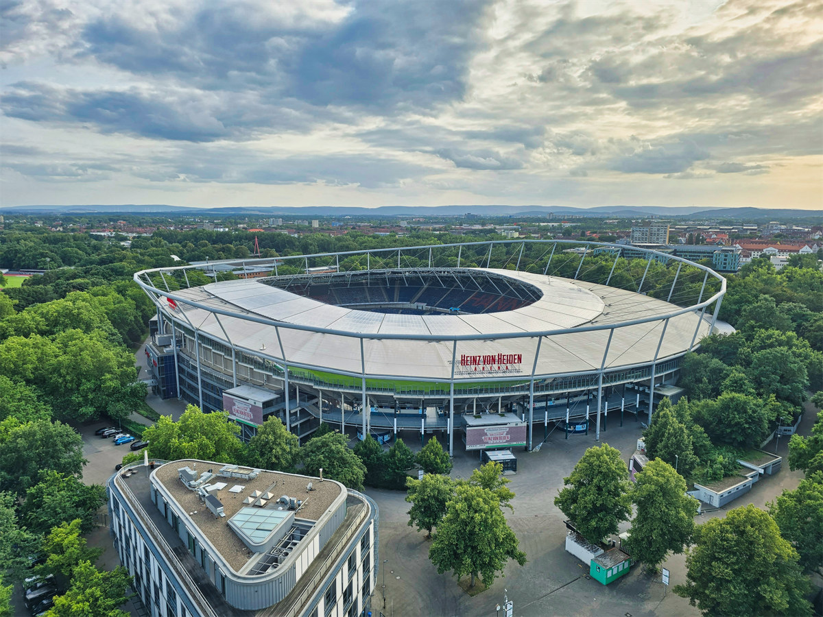 Verkehrslage in Hannover am Samstag angespannt Heinz-von-Heiden Arena