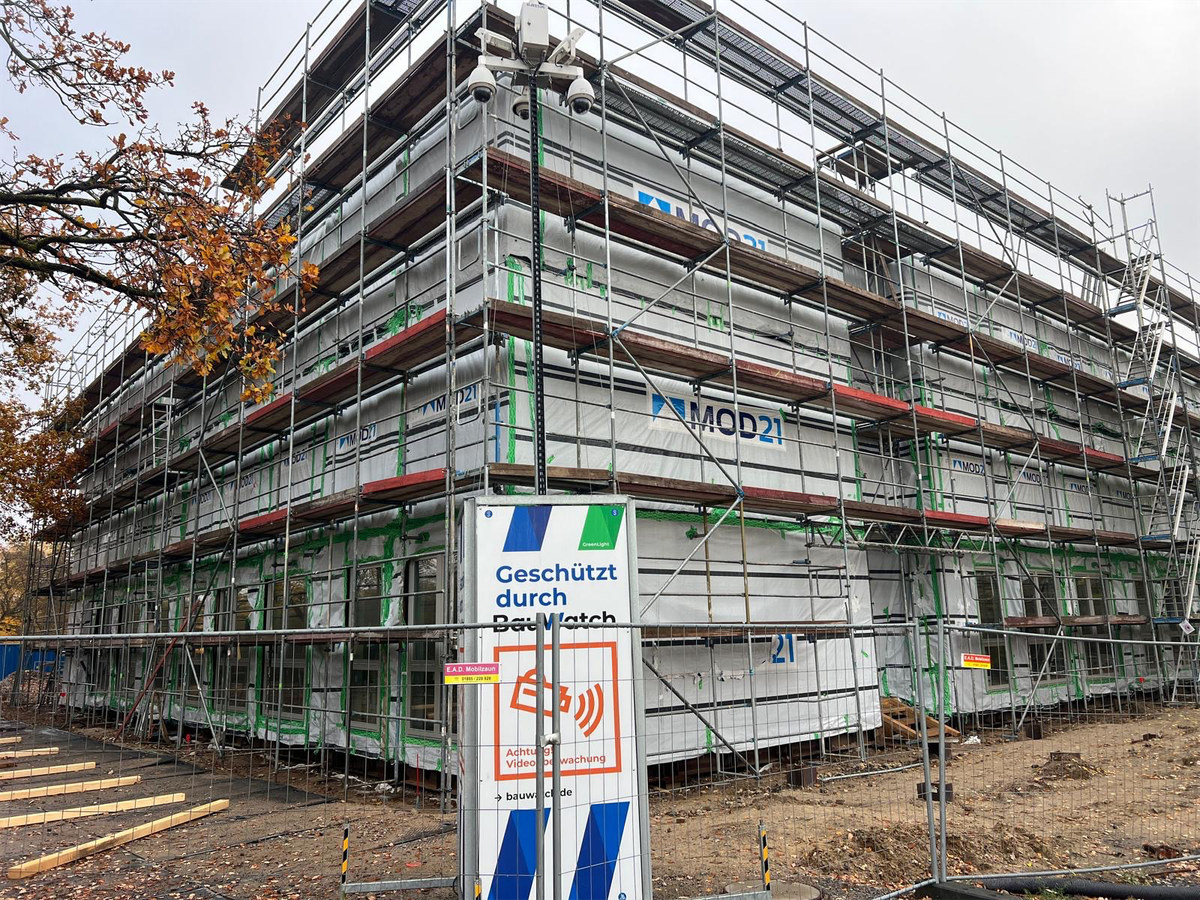 Große Baufortschritte an der Herschelschule in Hannover Neubau Herschelschule