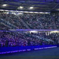 31.500 Stimmen beim Stadionsingen in der Arena Stadionsingen in Hannover