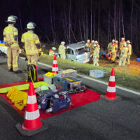 Verkehrsunfall auf der B6