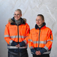 Gfin aha und Einsatzleiterin vor Salzberg