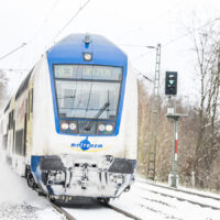 metronom im Schnee