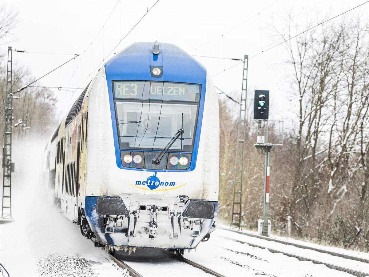 metronom im Schnee