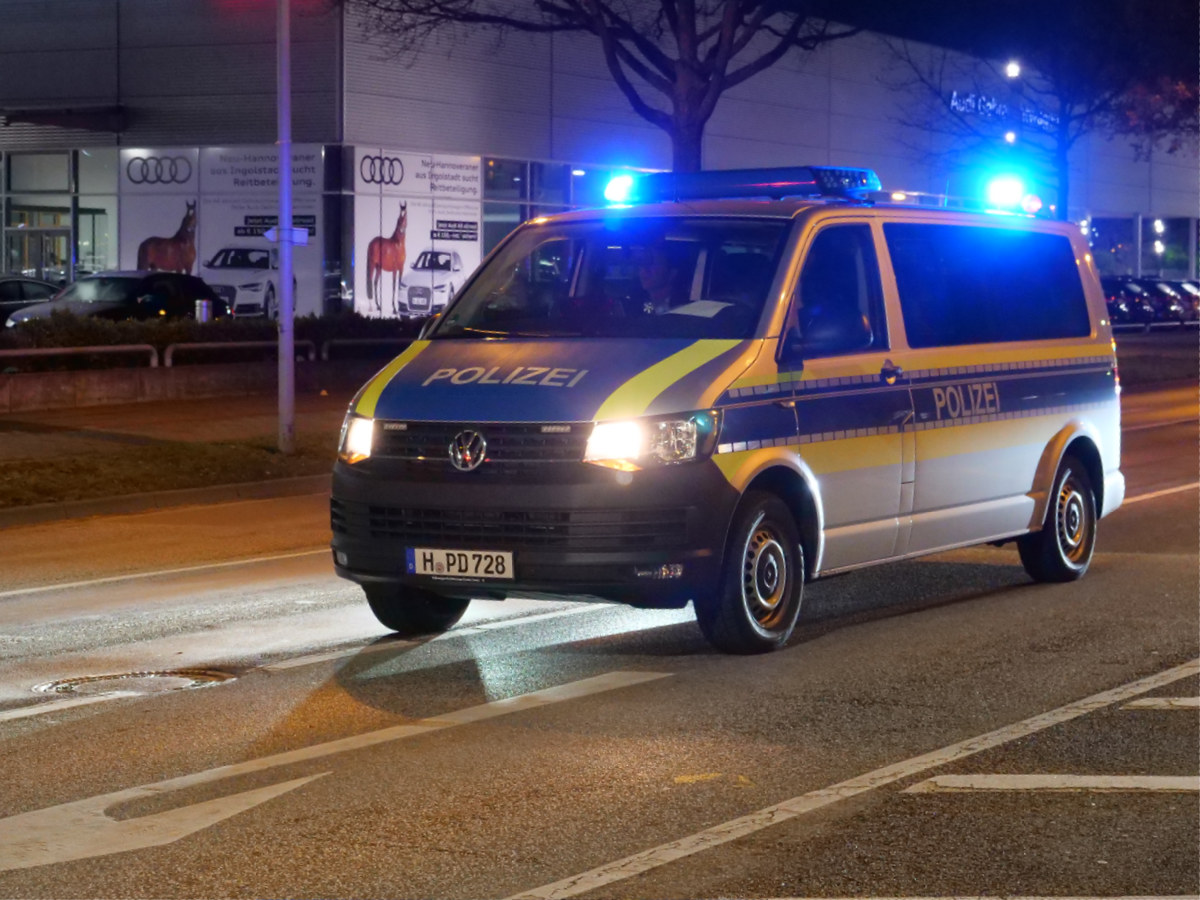 Polizeiwagen im Einsatz