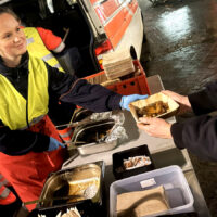 Essensaugabe Wärmebus