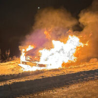 Wintereinsätze fordern Stadtfeuerwehr Sehnde am Wochenende PKW-Brand in Höver