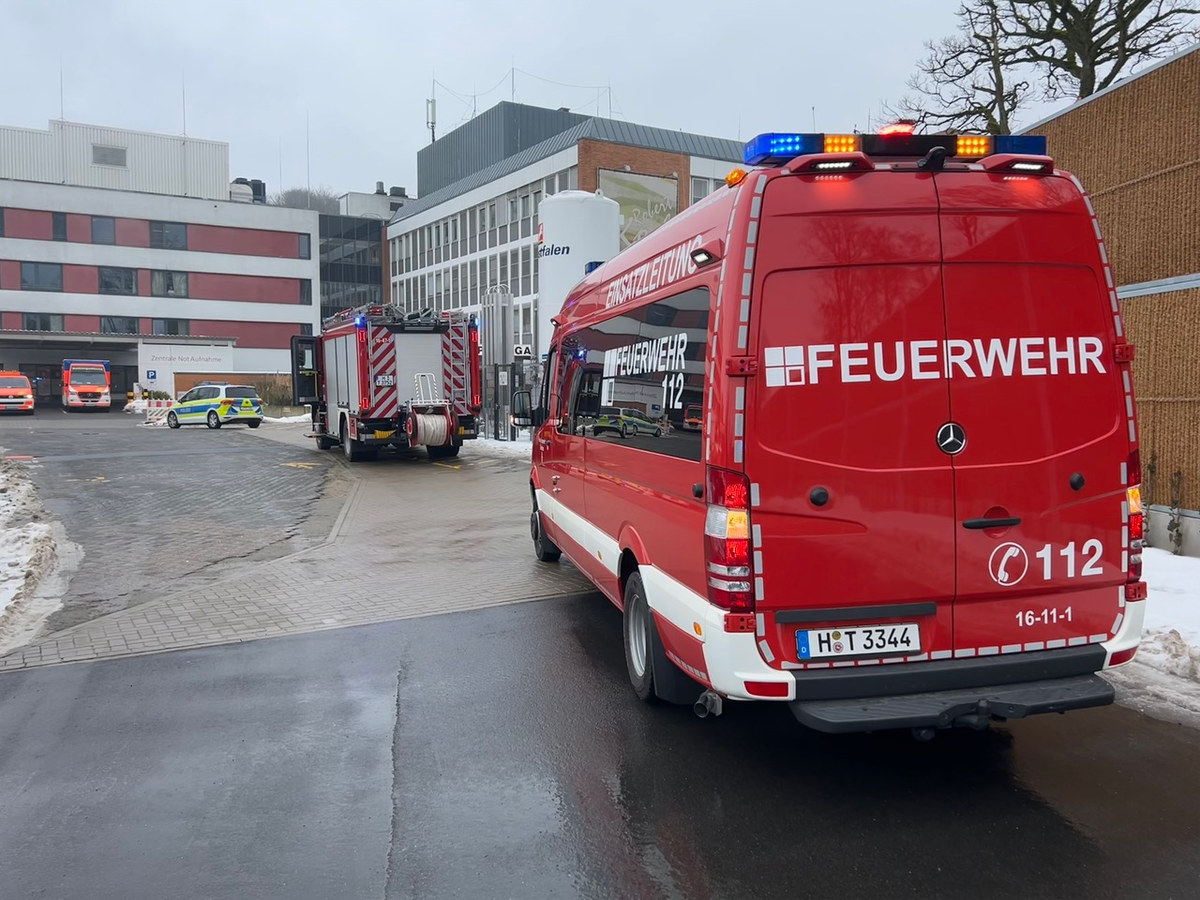 Feuerwehr am Klinikum Gehrden