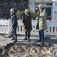 Neugestaltung Steintor startet mit Spatenstich Spatenstich für Steintor Neugestaltung