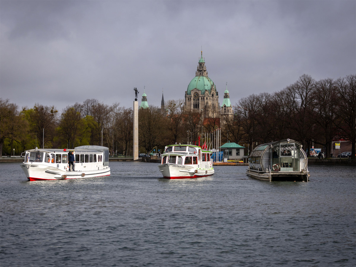 Maschsee Saisonstart: Flotte legt wieder ab Maschseeflotte startet wieder