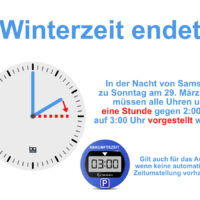 Winterzeit endet