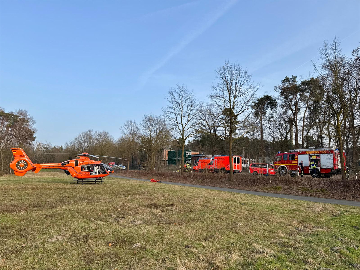 Rettungshubschrauber im Einsatz