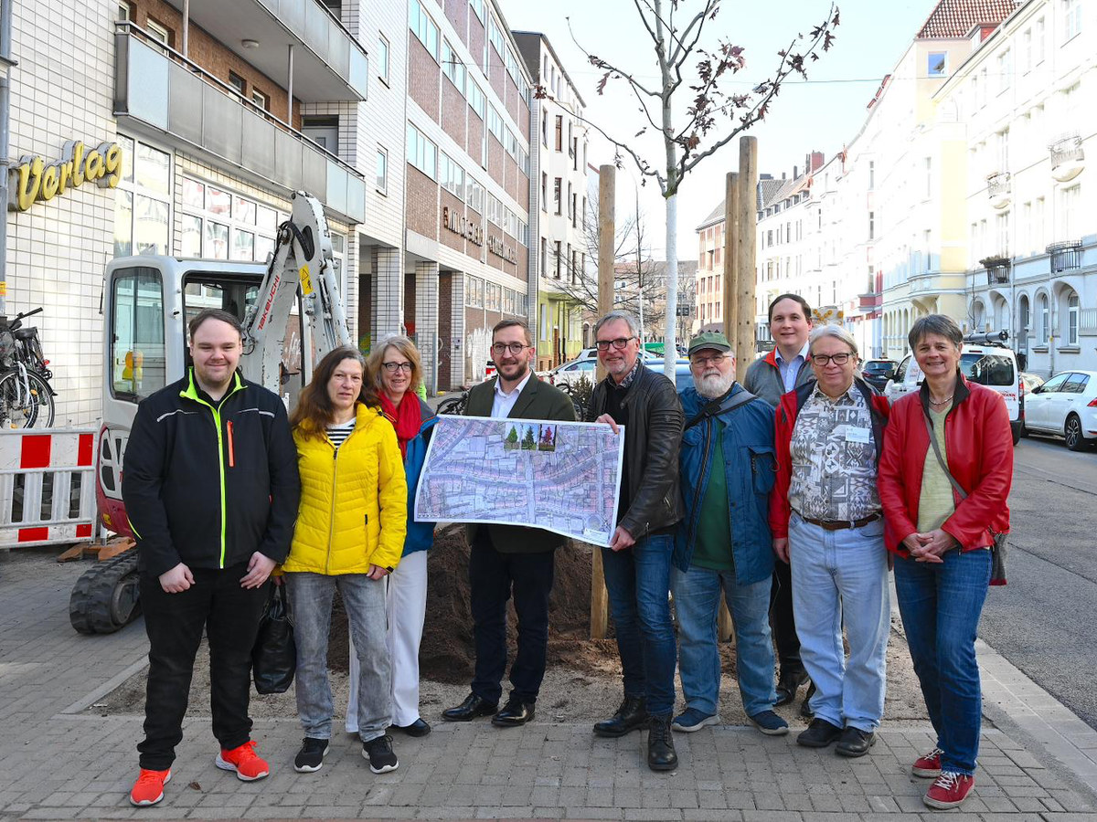 Baumpflanzung Voßstraße