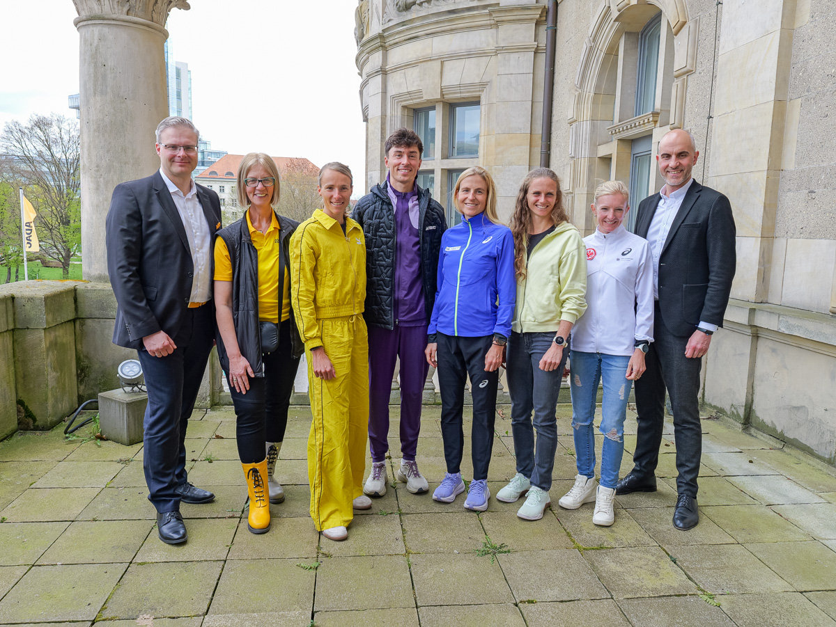 Spitzensportler am Start