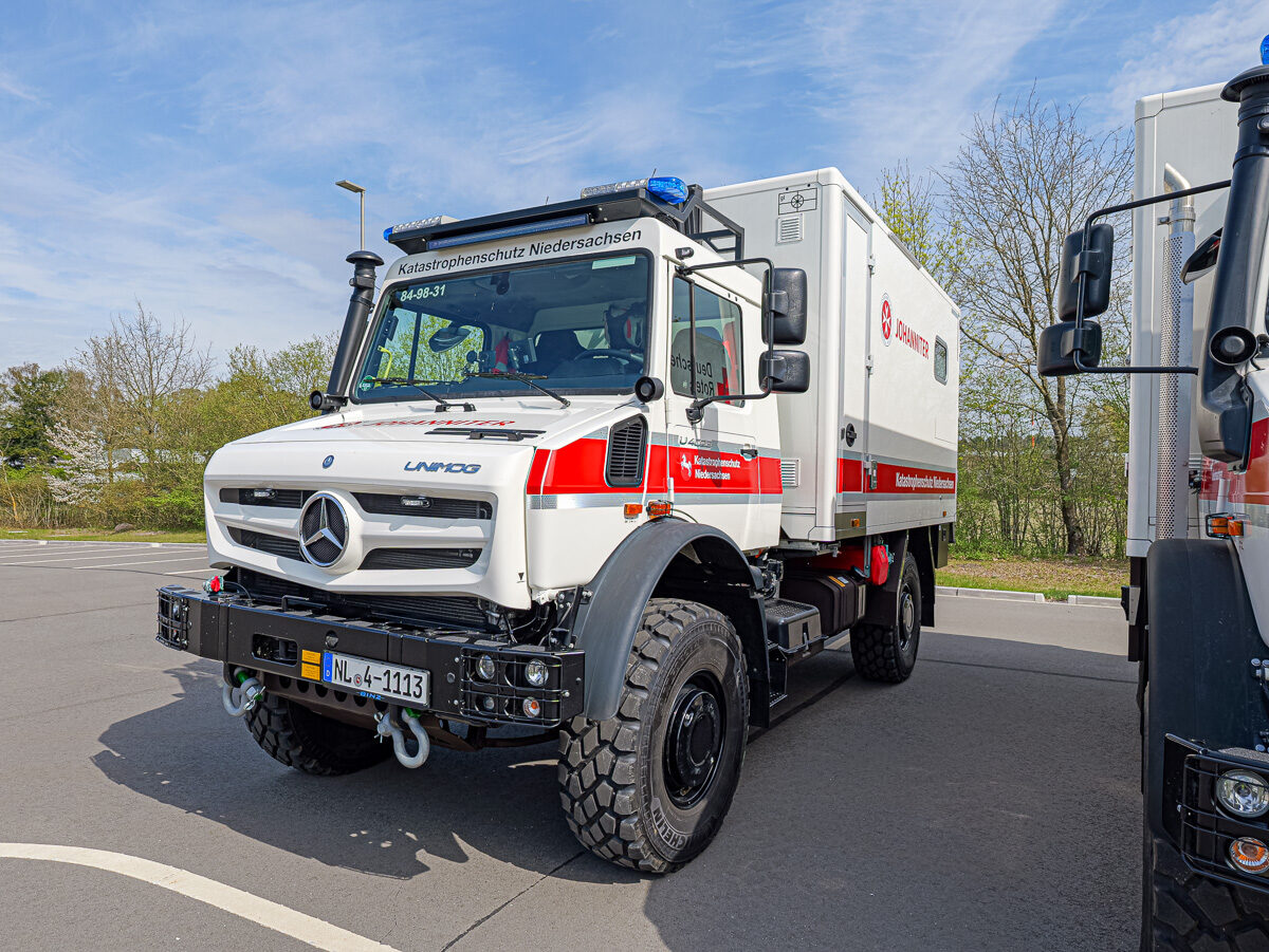 Katastrophenschutz Niedersachsen: Neun geländegängige Krankenwagen in Dienst gestellt – BGPress 20260418 1017 BGPRESS 1397628