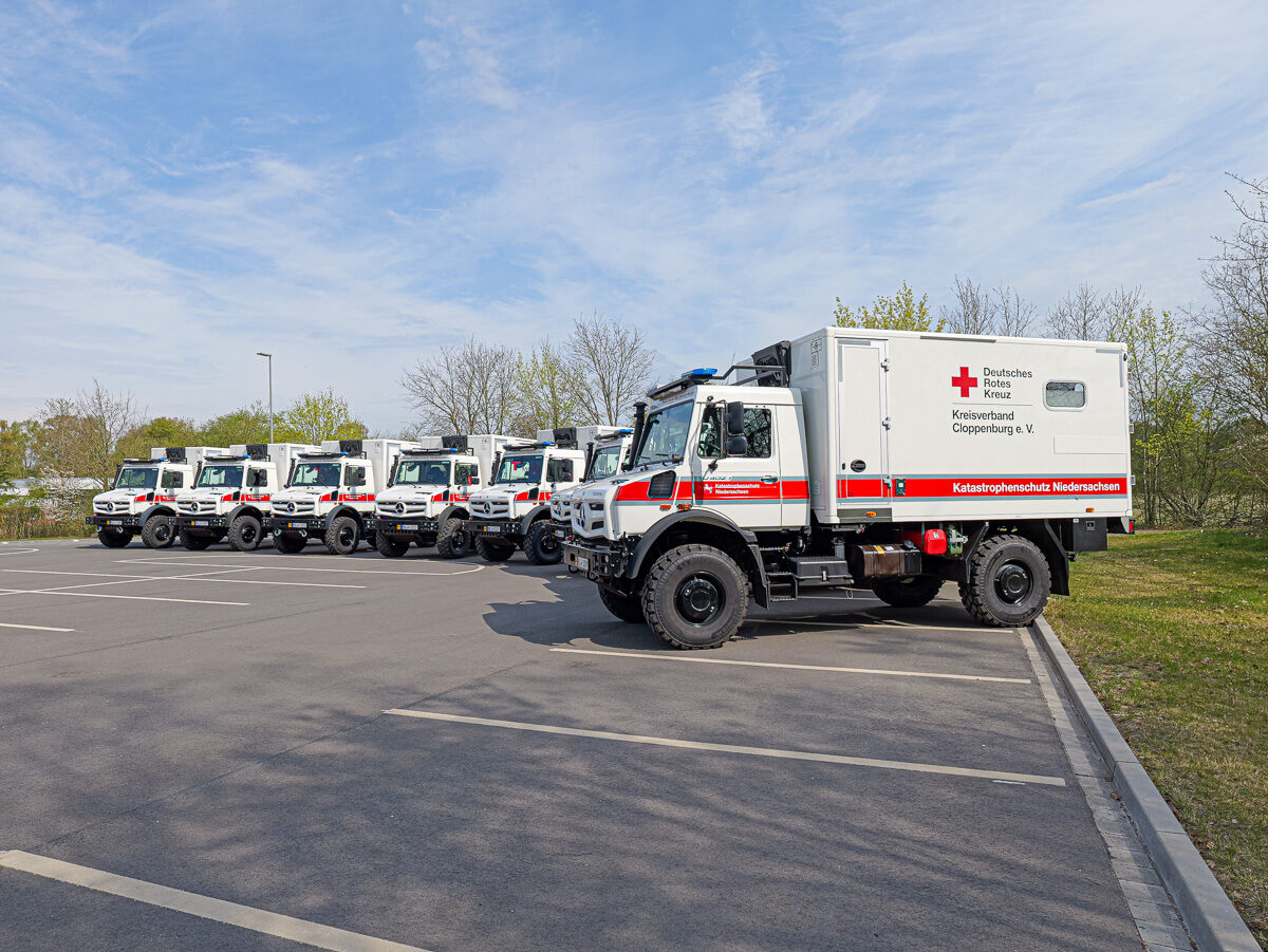 Katastrophenschutz Niedersachsen: Neun geländegängige Krankenwagen in Dienst gestellt – BGPress 20260418 1029 BGPRESS 1397640