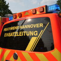 Einsatzleitwagen der Berufsfeuerwehr eines Löschzuges