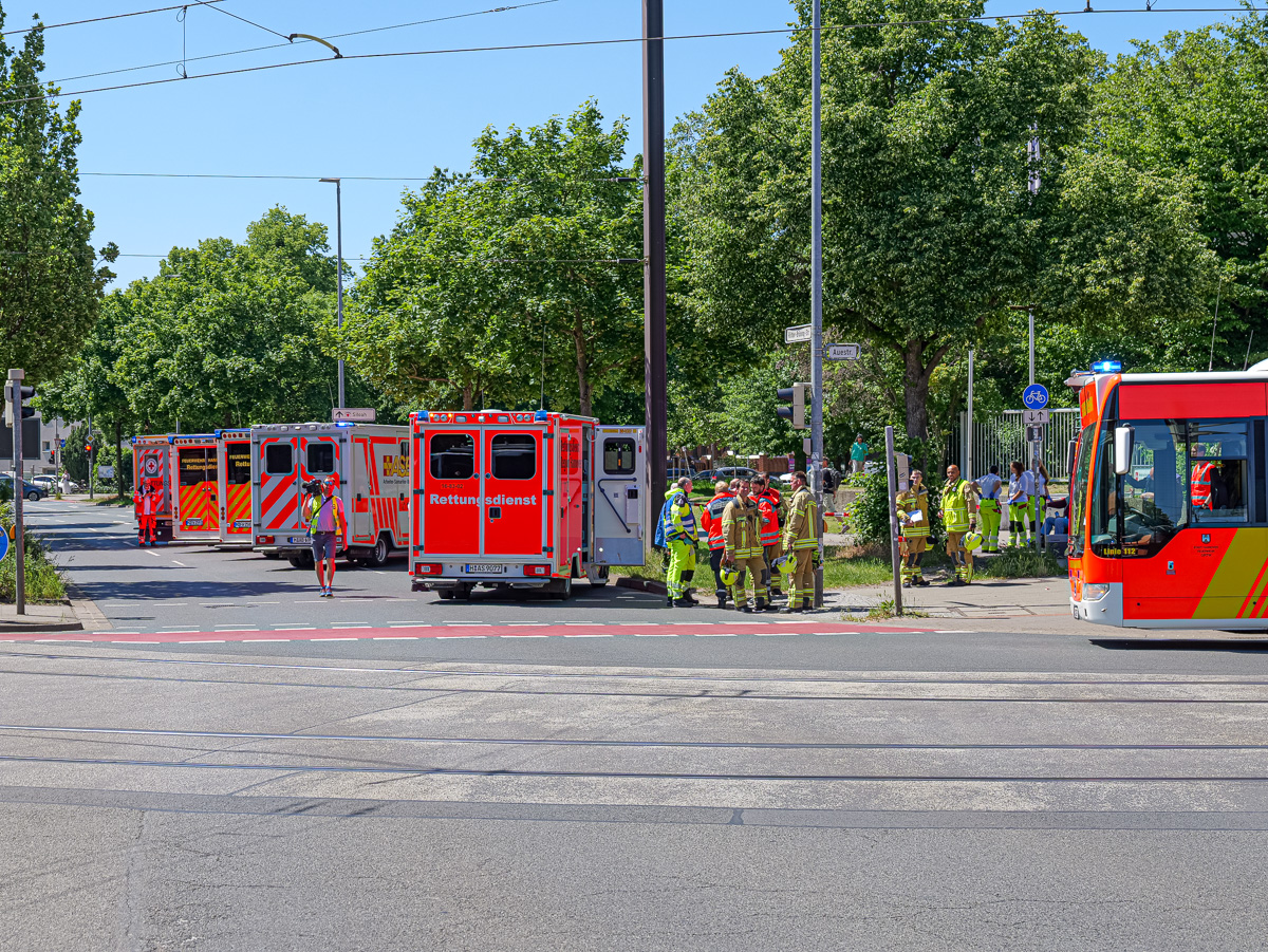 Rettungswagen am Einsatzort