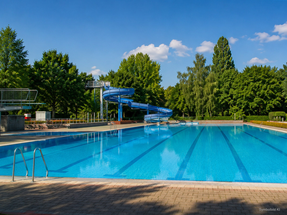 Freibad (Symbolbild KI)