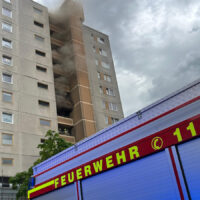 Hochhausbrand Laatzen