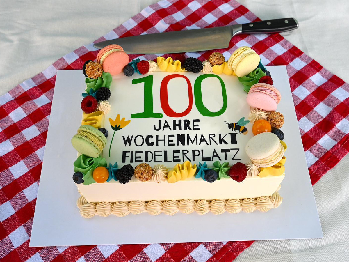 Jubiläumstorte Wochenmarkt
