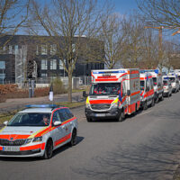 Pakt für den Bevölkerungsschutz: DRK fordert stärkere Einbindung in Berlin Einheiten des DRK als Kolonne