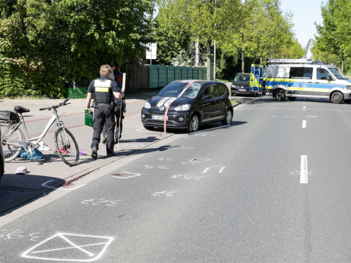 Unfallspuren aufgenehmen