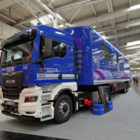 Regionalstelle des THW auf LKW
