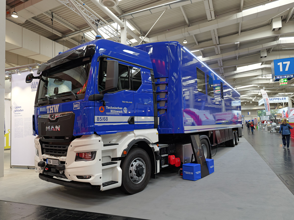 Regionalstelle des THW auf LKW