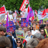 Demo gegen Gesundheitsreform