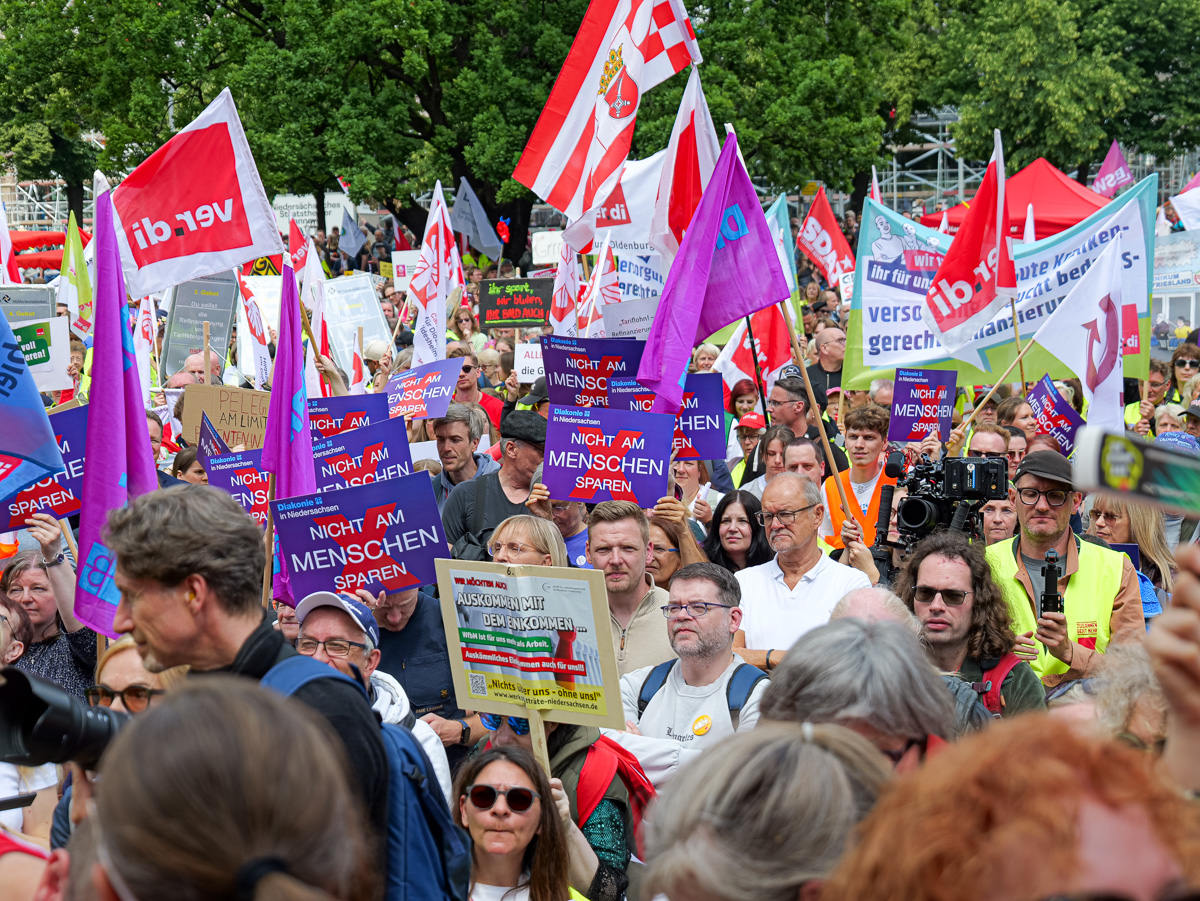 Demo gegen Gesundheitsreform