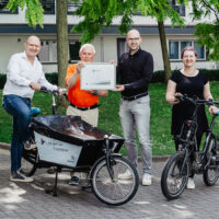 Fahrradfreundliche Arbeitgeberin