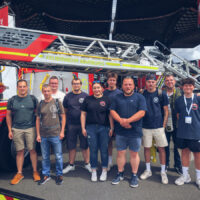 Partnerschaften und Austausch: Feuerwehr Sehnde nutzt INTERSCHUTZ für Begegnungen – Gruppenbild Muellingen Wirringen Sehnde FF 1