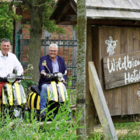 Bienen-Vespa in Hannover vorgestellt: Zoo und Vespennest setzen Zeichen Bienen-Vespa im Erlebnis-Zoo Hannover