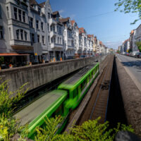 Bauarbeiten auf der Podbielskistraße