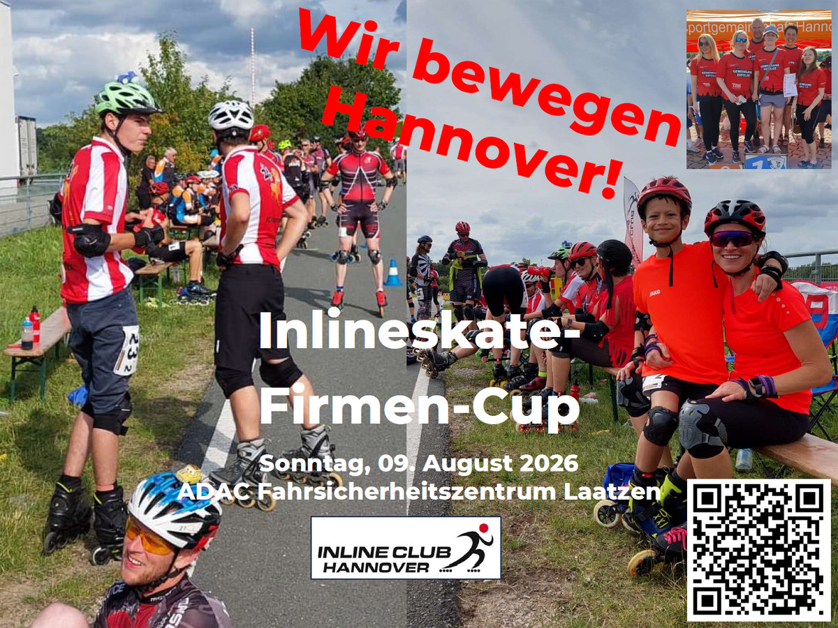 Inline-Event Laatzen mit Staffel und RaceCup Inline-Event Laatzen mit Staffel und RaceCup – Inlineskate Firmencup