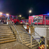 Starkregen fordert Freiwillige Feuerwehr Isernhagen die ganze Nacht Unwettereinsätze in Isernhagen