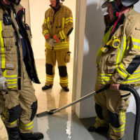 Wassersauger im Einsatz