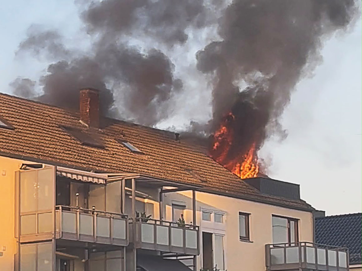 Wohnung in Vollbrand