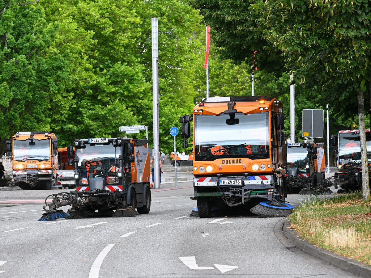 aha Reinigung nach Schützenausmarsch