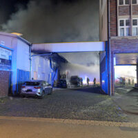 Brand in Hannover: Polizei ermittelt wegen Brandstiftung Hoher Sachschaden bei Firmenbrand