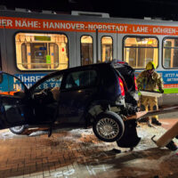 Unfall mit Stadtbahn