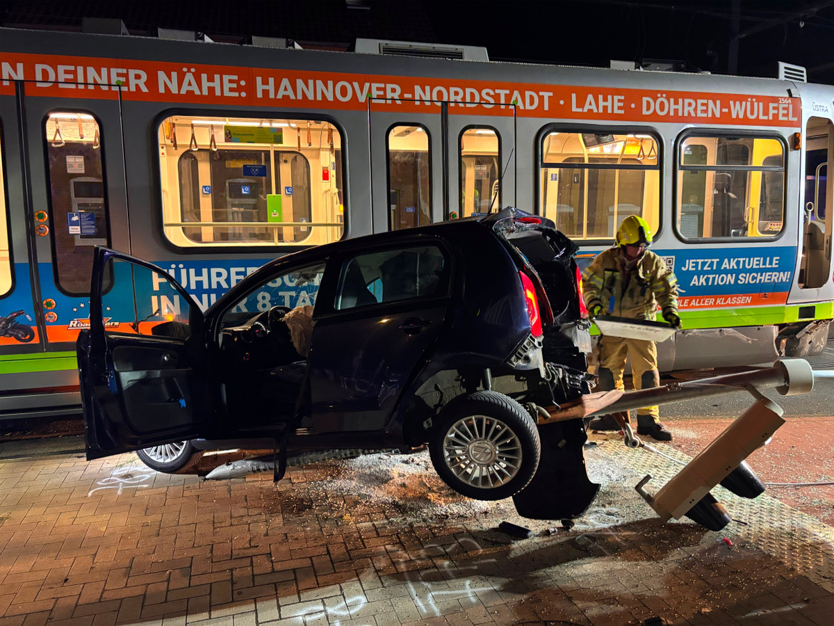 Unfall mit Stadtbahn