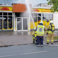 Restpostenmarkt in Vollbrand