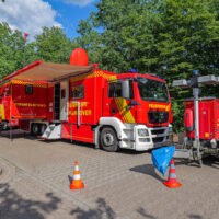 Gebäudebrand Badenstedt: Elf Menschen in Kliniken – Feuerwehr Einsatzleitung BF Symbolbild