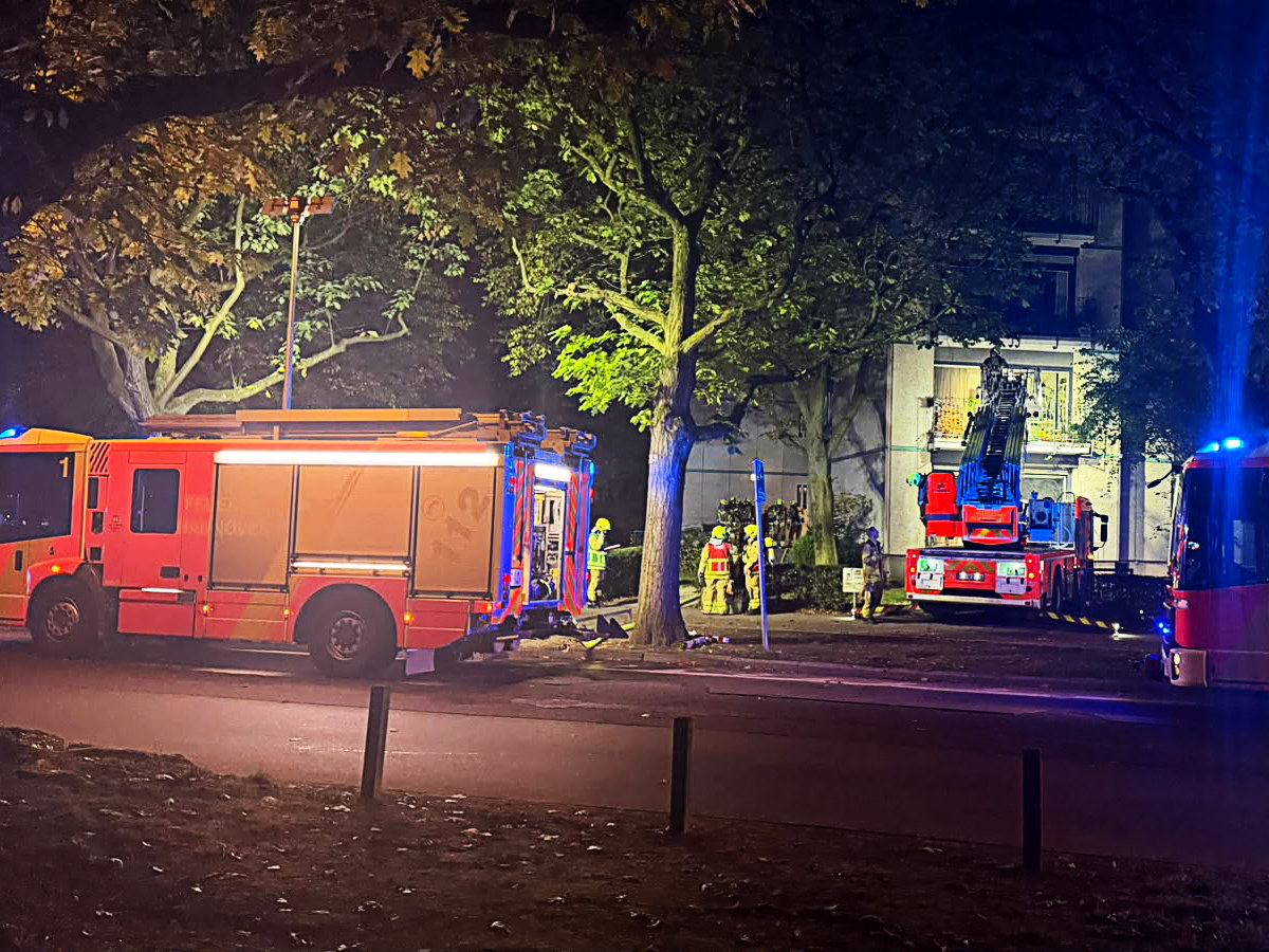 Kellerbrand Südstadt: Drei Bewohner im Krankenhaus Kellerbrand in der Geibelstraße